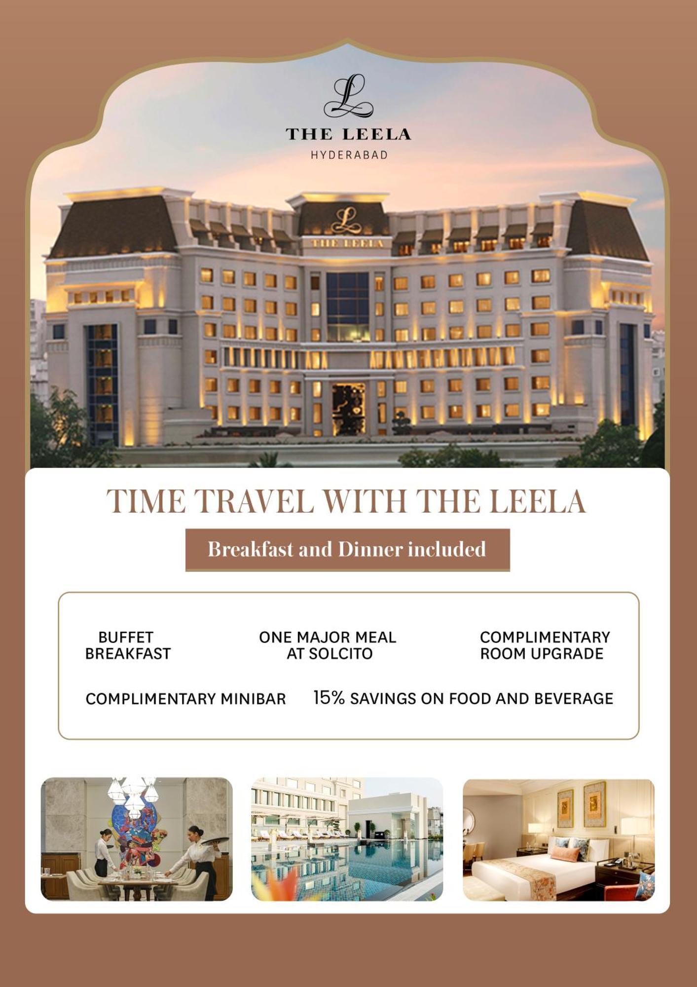 The Leela Hyderabad Banjara Hills酒店 外观 照片